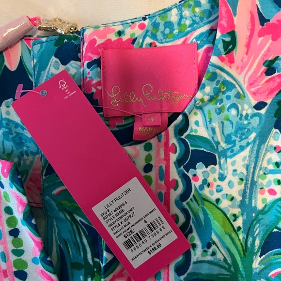 Lilly Pulitzer Kelby Stretch Shift Dress NWT - Picture 4 of 6